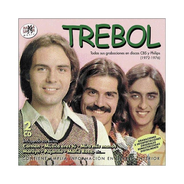 TREBOL - TODAS SUS GRABACIONES EN DISCOS CBS Y PHILIPS (1972-1976)