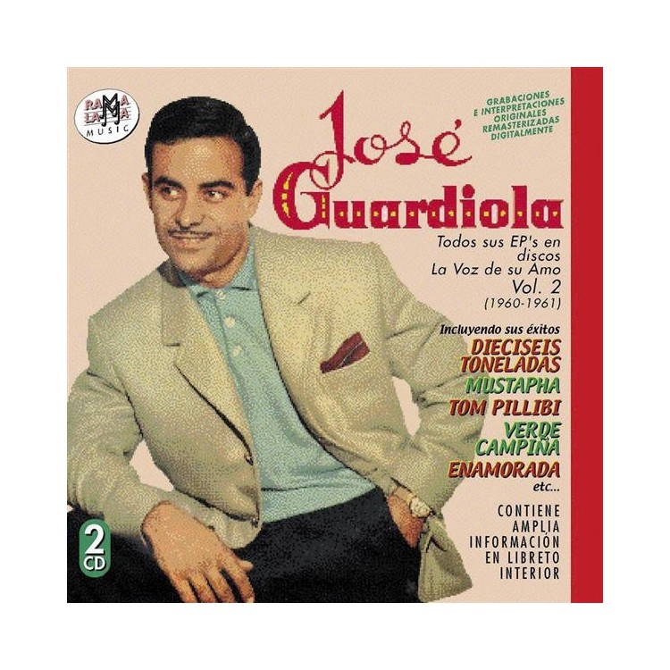 JOSE GUARDIOLA - TODOS SUS EP'S EN DISCOS LA VOZ DE SU AMO VOL.2 (1960-1961)