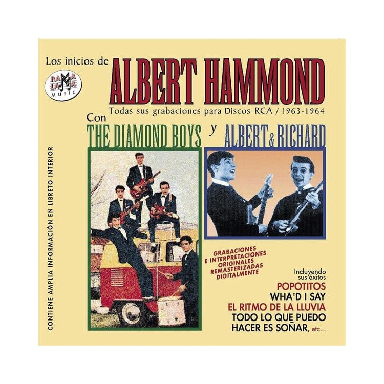 ALBERT HAMMOND - TODAS SUS GRABACIONES PARA DISCOS RCA (1963-1964)